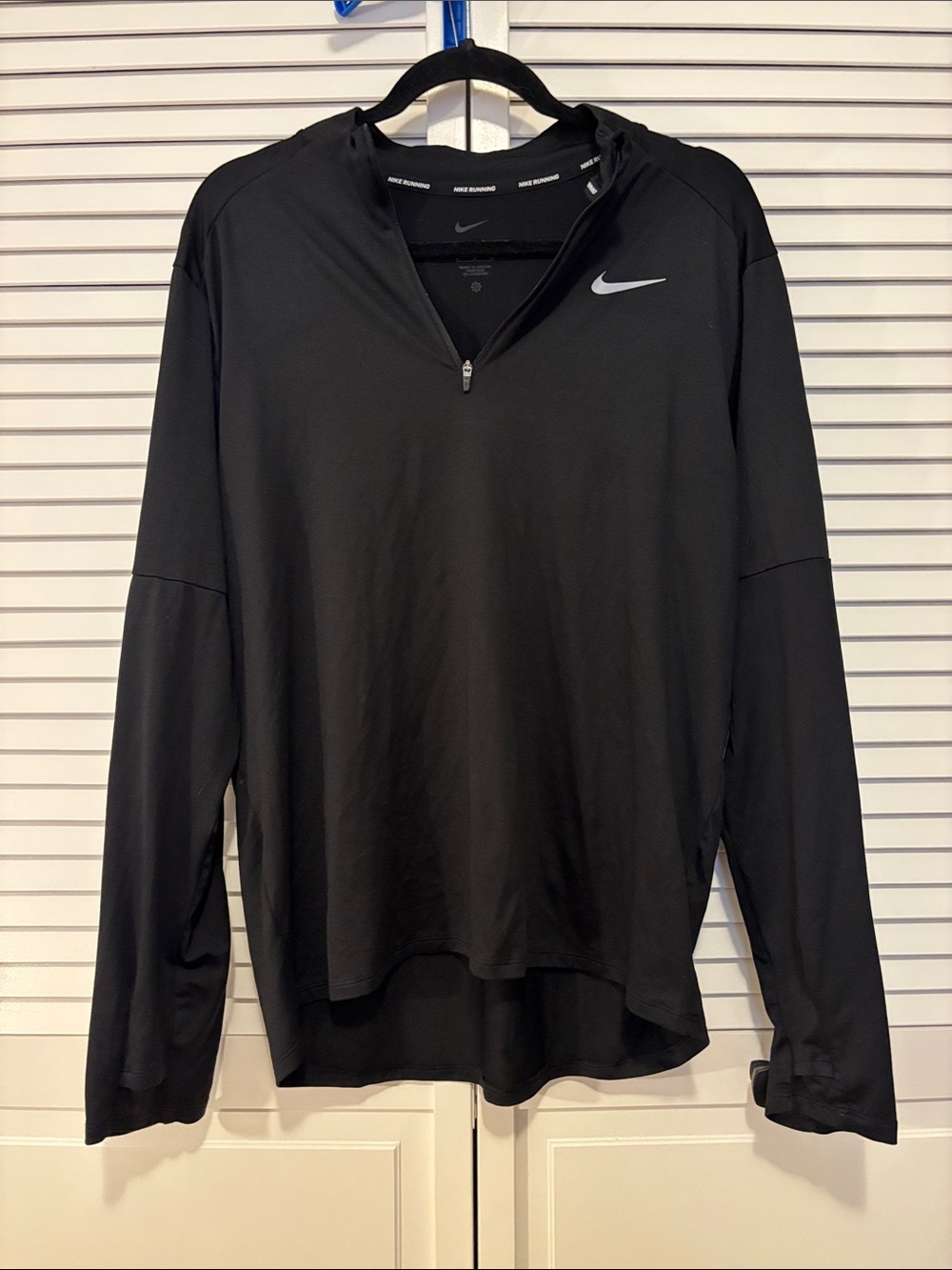 Nike Black Quarter-Zip Performance Hoodie